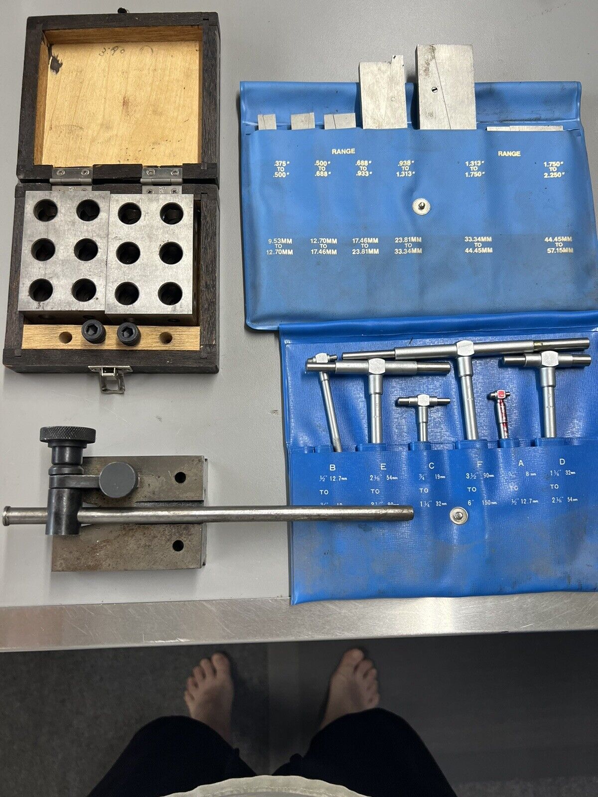 machinist measuring tools lot