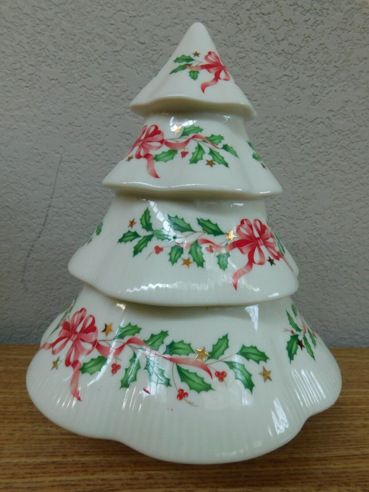 VTG Lenox Porcelain Ceramic Christmas Tree 10\