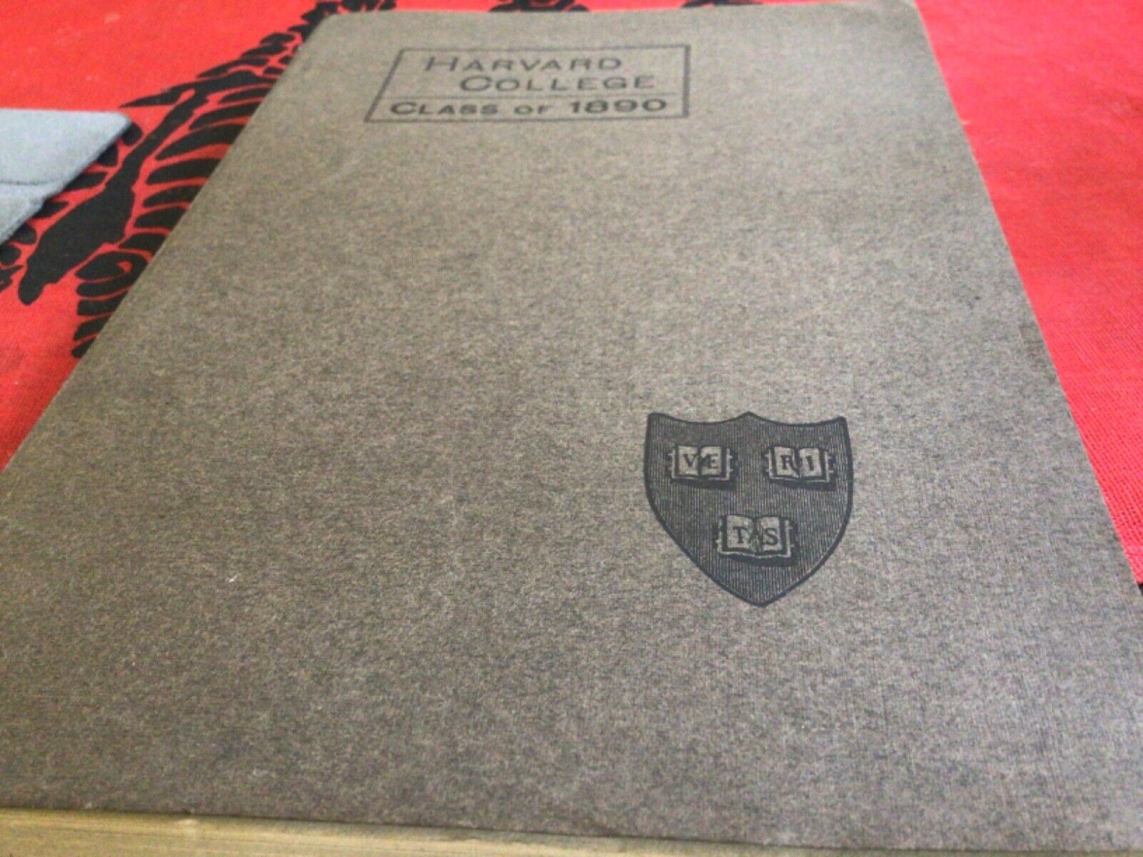 Harvard University Class of 1890 Report w/ Ephemera President Abbott Lowell