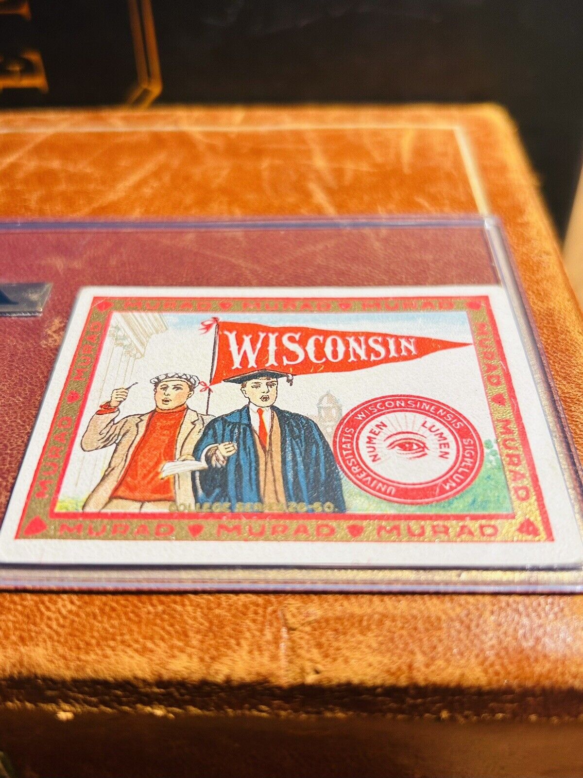 1910s T51 Murad Cigarettes College Wisconsin - New To Market