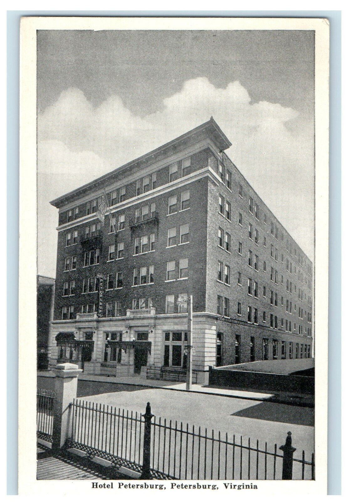 c1910s Hotel Petersburg, Us Highway 1 and 301 Petersburg, Virginia Postcard