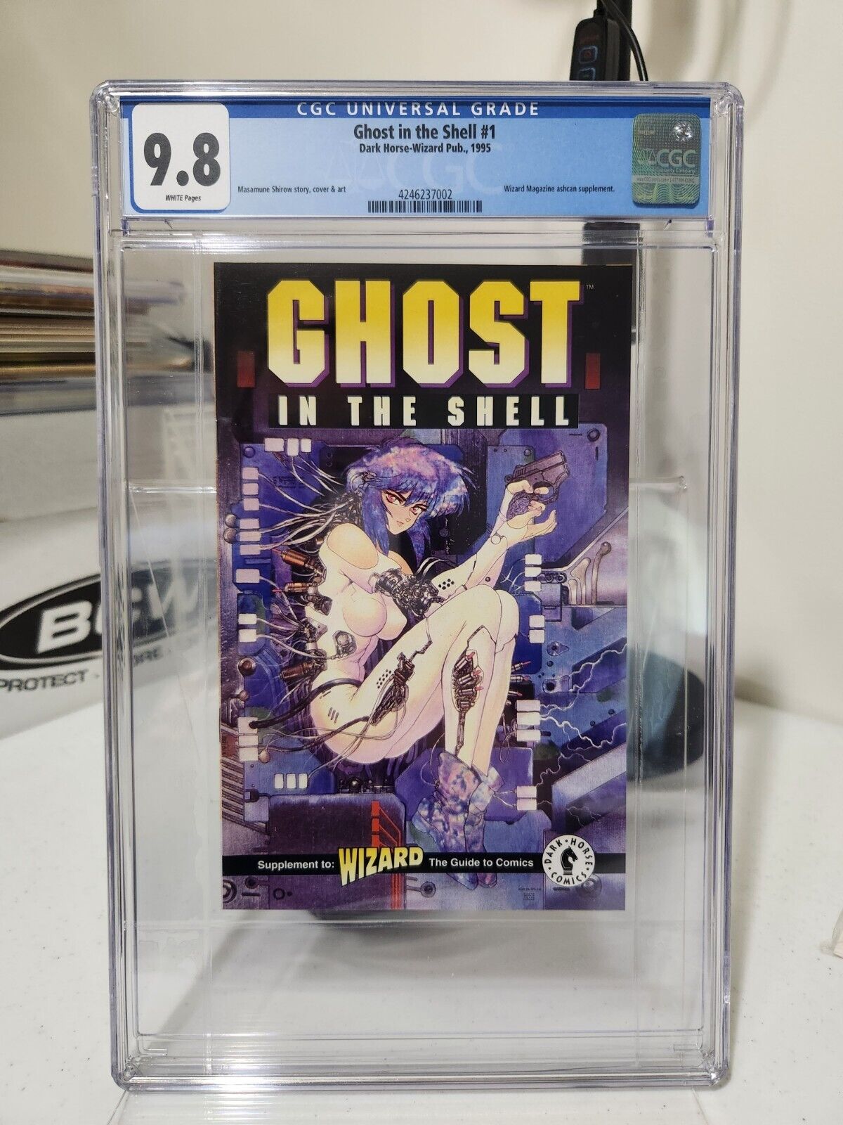 Ghost In The Shell #1 CGC 9.8 Wizard Magazine Ashcan Supplement Masamune Shirow