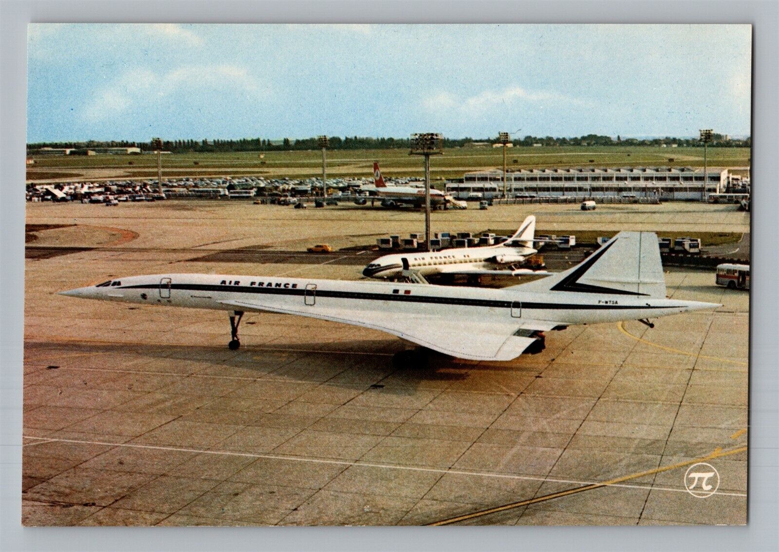 Aviation Airplane Postcard Air France Airlines Concorde #4 AP7