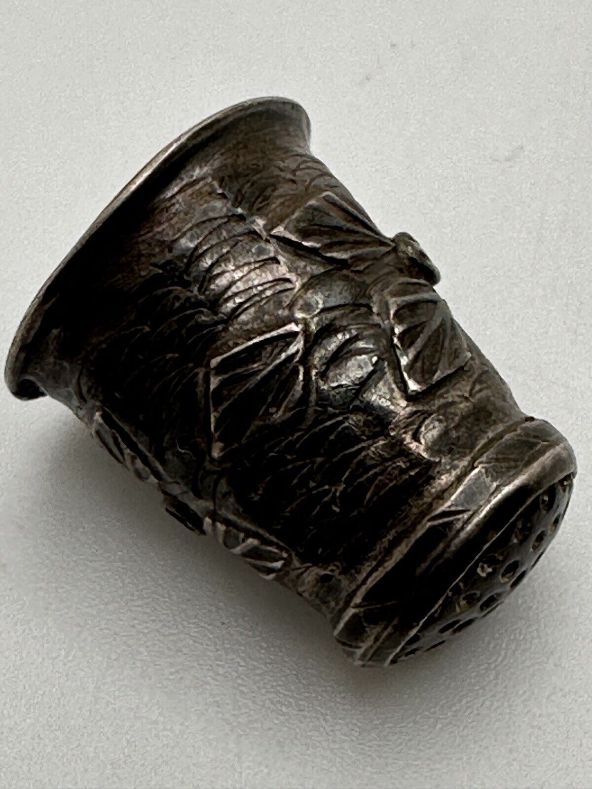 vintage sterling silver thimble 