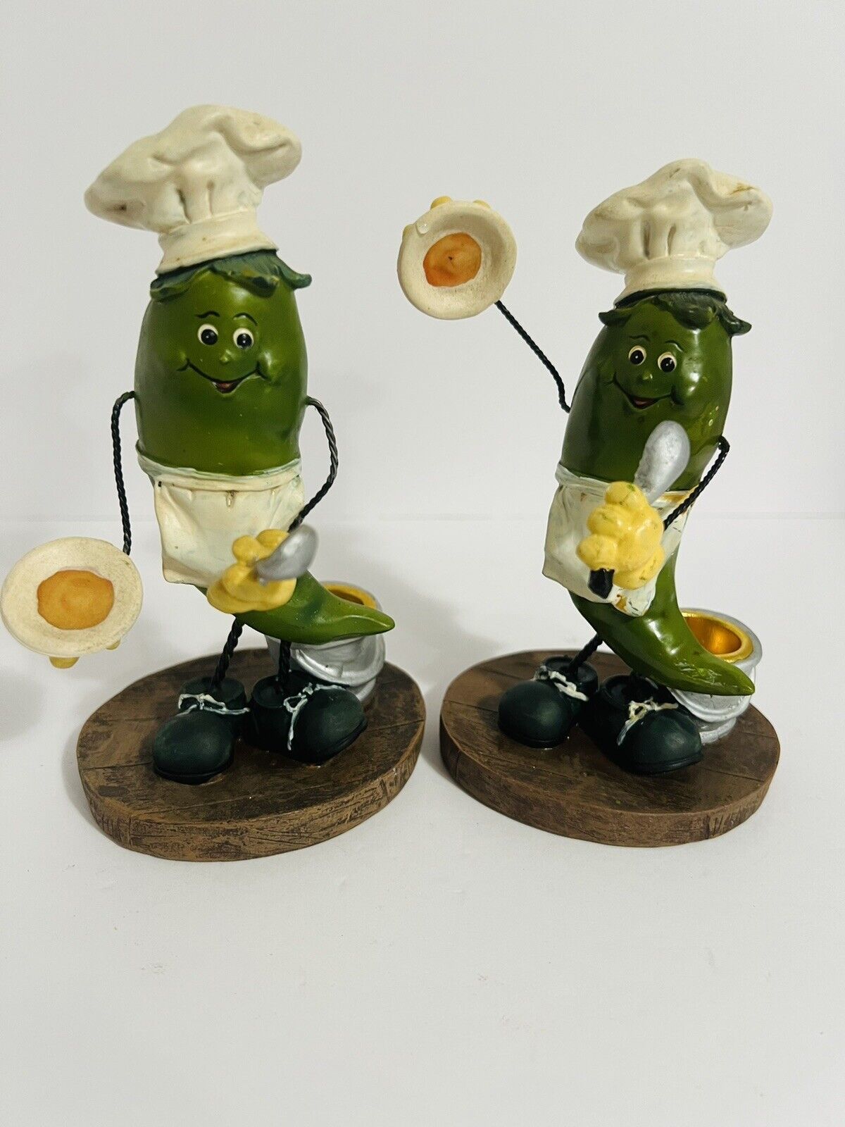 VTG Jalepeno Pepper Chef Figurines~Very Unique & Collectible ~LOOK