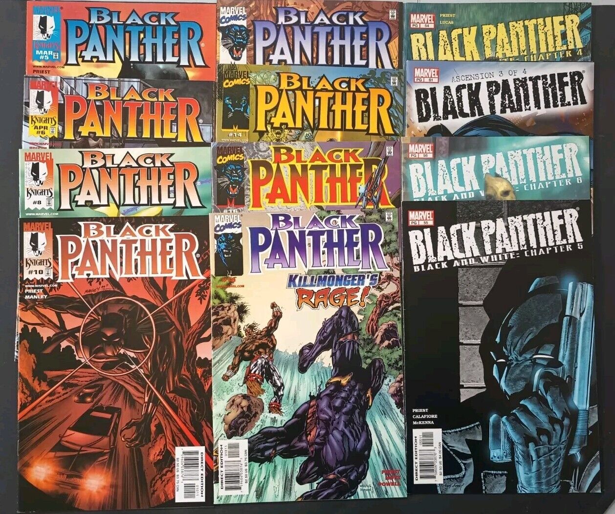 Marvel Black Panther  2000 Volume Two BARGAIN LOT 12 CT