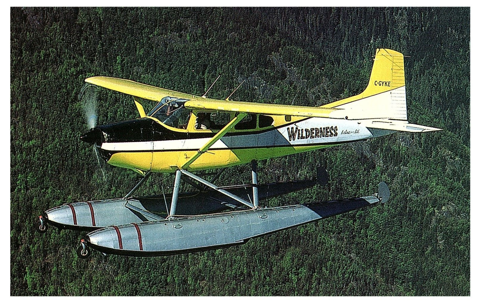 Wilderness Airline Ltd Cessna A185F Skywagon Airplane Postcard