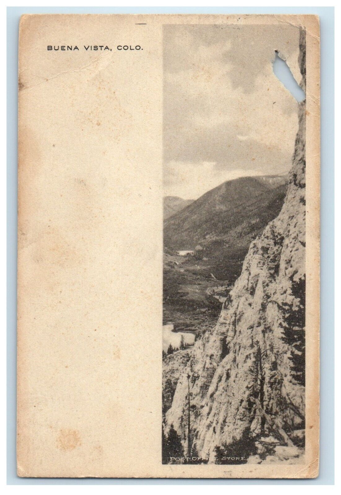 1918 A View Of Buena Vista Colorado CO Posted Antique Postcard