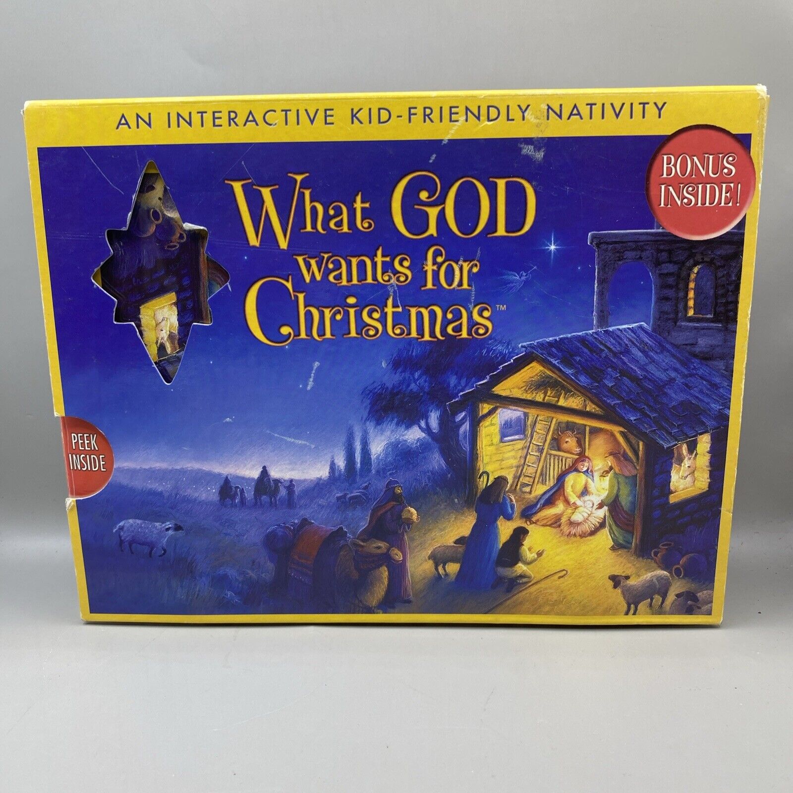 What God Wants For Christmas: An Interactive Kid Friendly Nativity