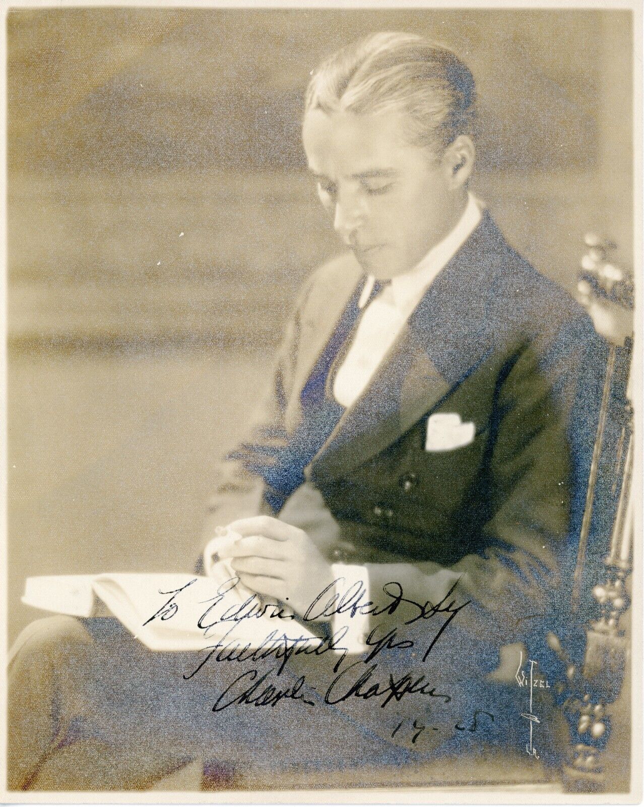 Charlie Chaplin ~ Signed Autographed Vintage 1920's Photograph ~ JSA LOA