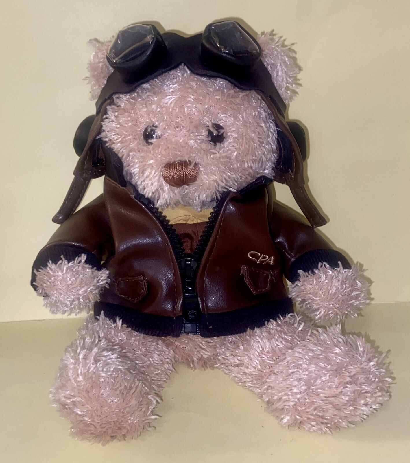 CATHAY PACIFIC AIRWAYS Airline 7” Vintage Pilot Teddy Bear Plush Stuffed Toy