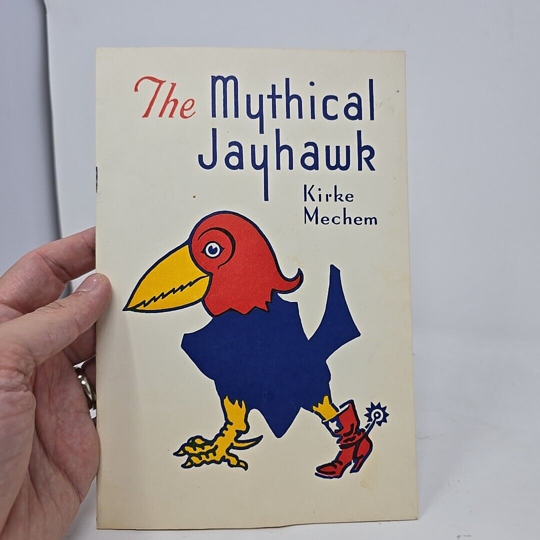 Vintage THE MYTHICAL JAYHAWK KU Kansas University Collectible Book 1967  Booklet
