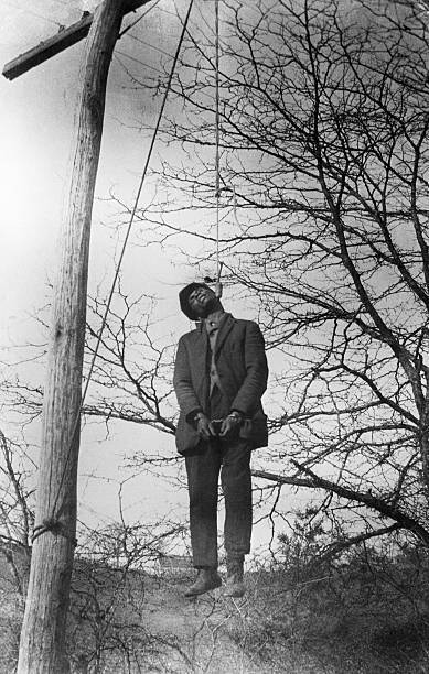Chandler Colding lynched after being accused raping a 77 year o- 1926 Old Photo