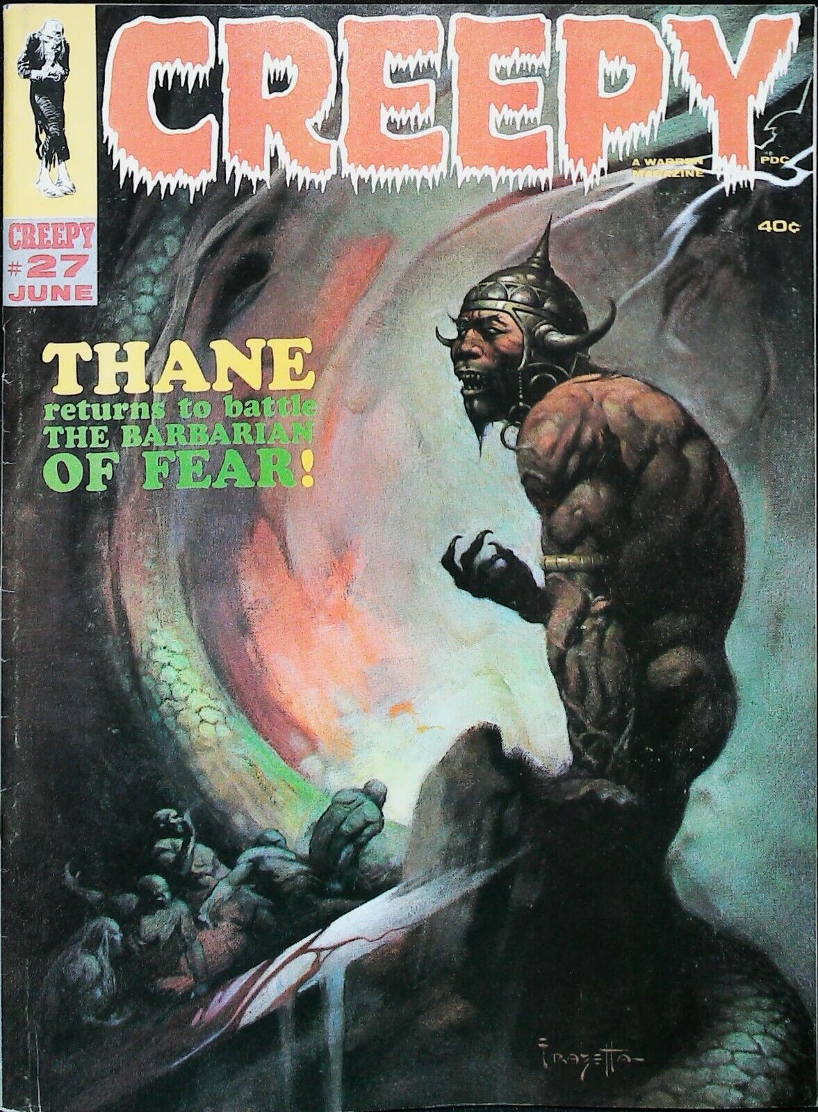 Creepy #27 Volume 1 (1969) - Frank Frazetta Cover - Very Fine Range