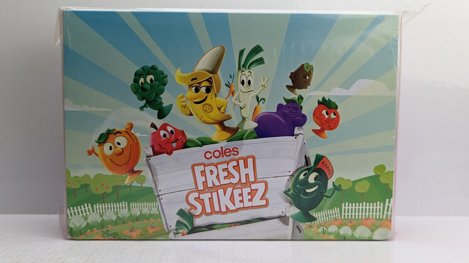 Coles Fresh Stikeez Collector Case/Box Brand New Sealed