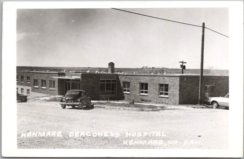 KENMARE, North Dakota RPPC Photo Postcard \