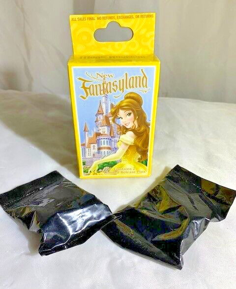 Disney - 2012 Fantasyland Beauty & The Beast Mystery Pin - Sealed Box W/ 2 Pins