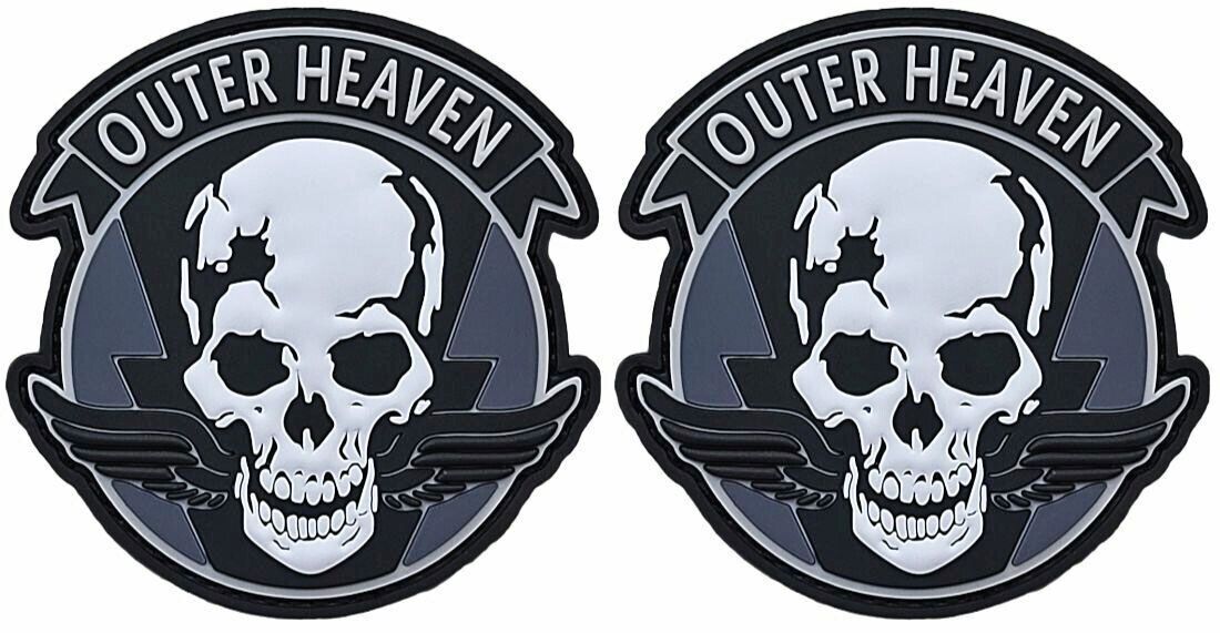 Metal Gear Solid Outer Heaven Phantom Pain 3D PVC RUBBER PATCH | 2PC HOOK  3\