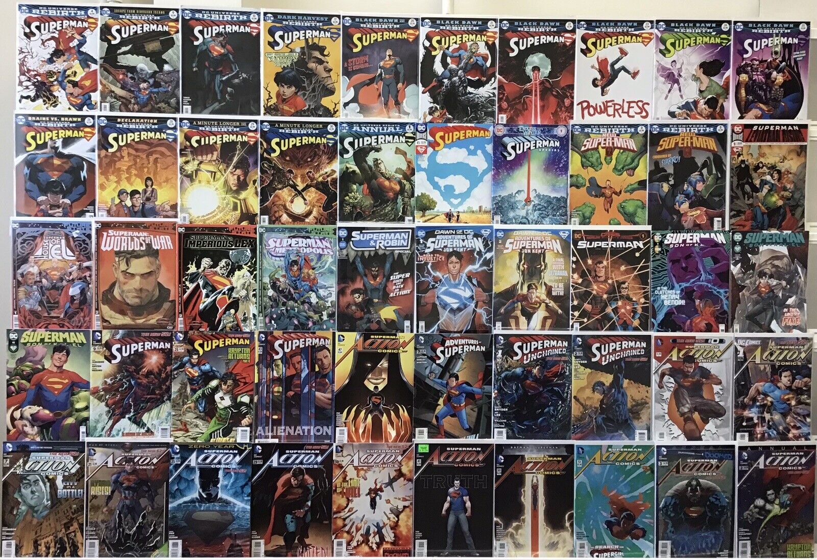 DC Comics - Superman - Comic Book Lot Of 50