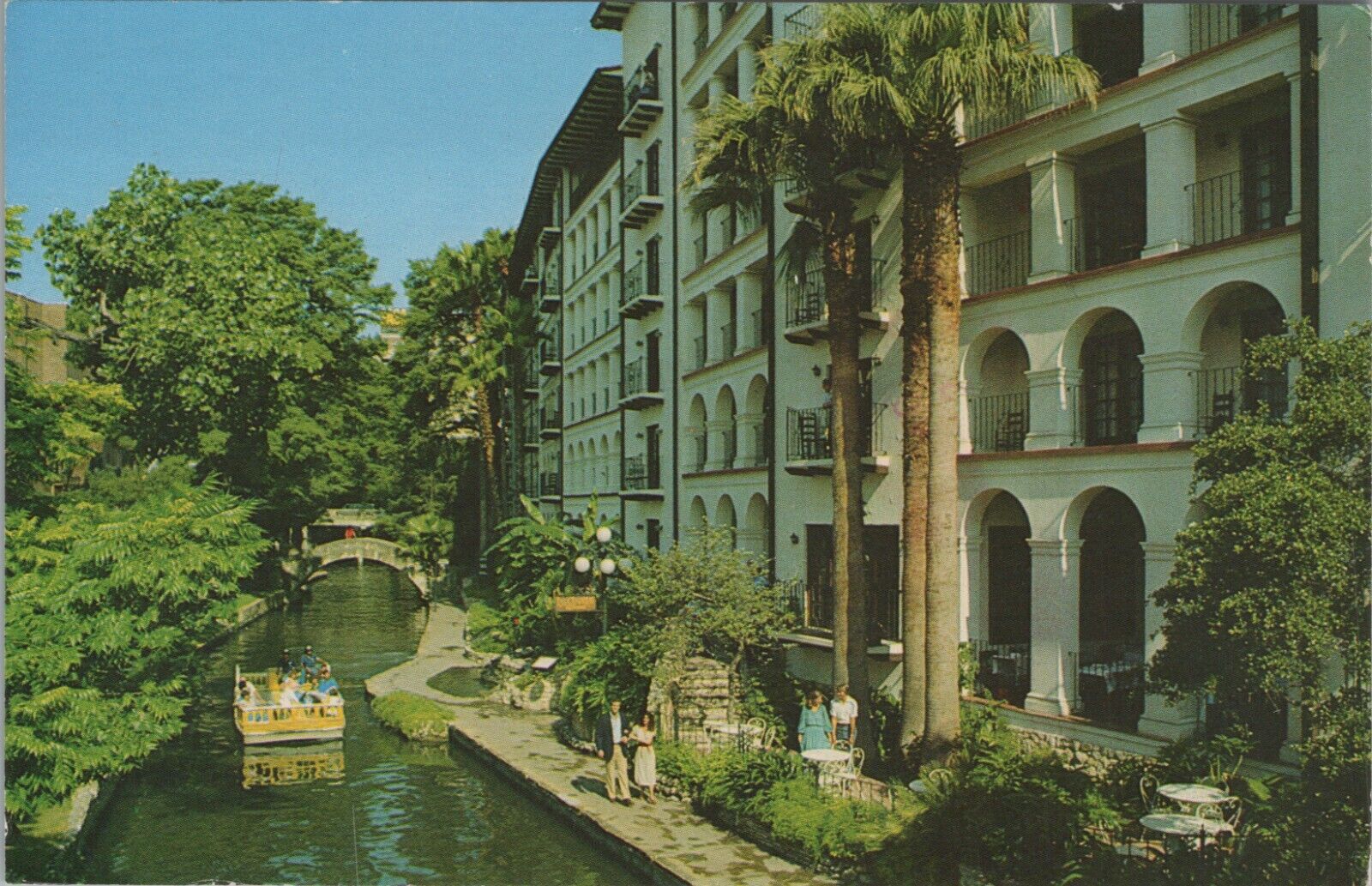 c1960s La Mansion del Rio Hotel San Antonio Texas Riverwalk postcard B400