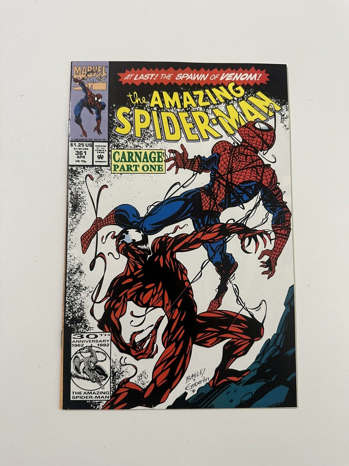 The Amazing Spider-Man #361 (Marvel 1992) 1st Carnage