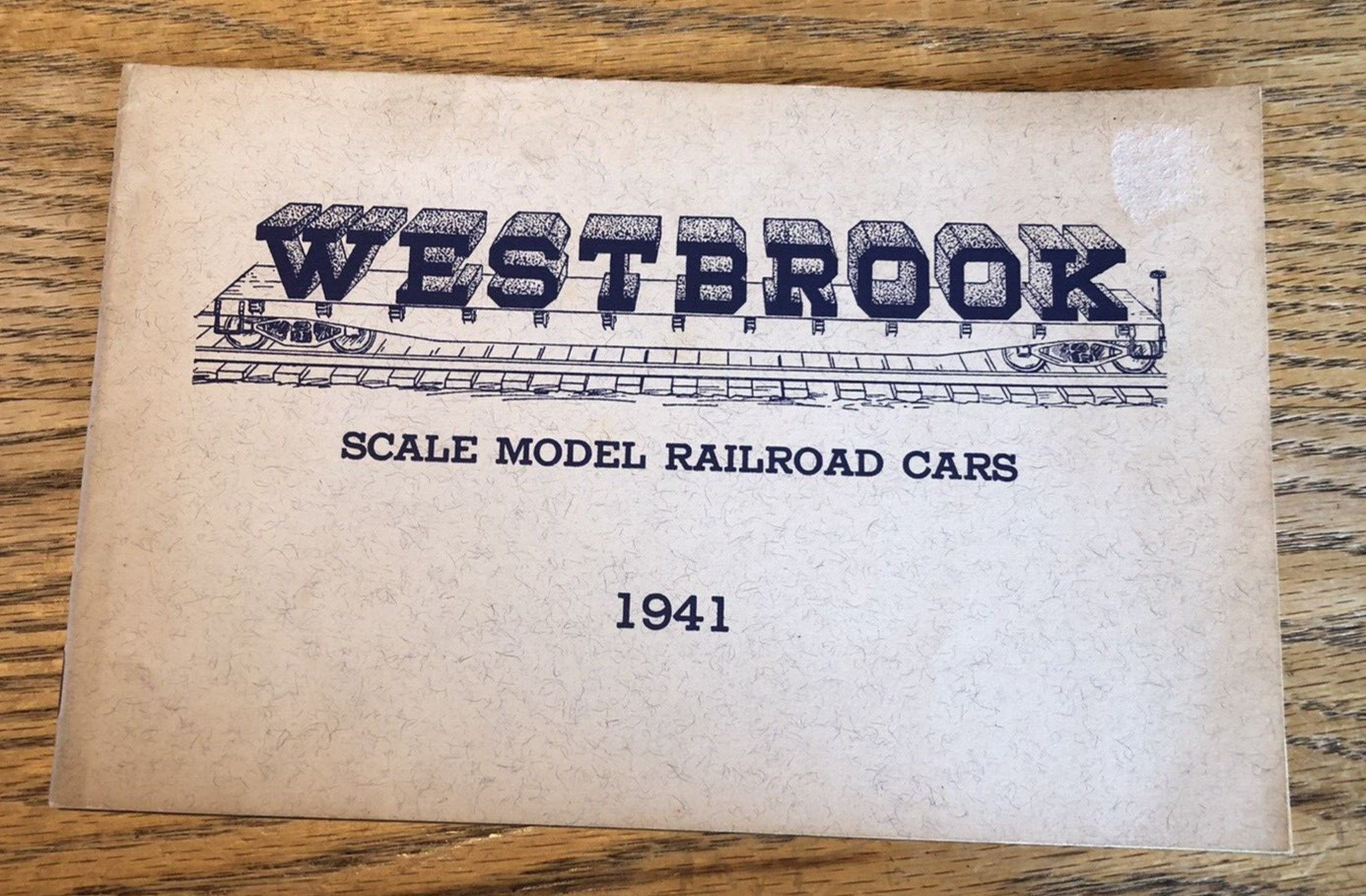 1941 Original Westbrook Scale Model Railroad Cars Catalog
