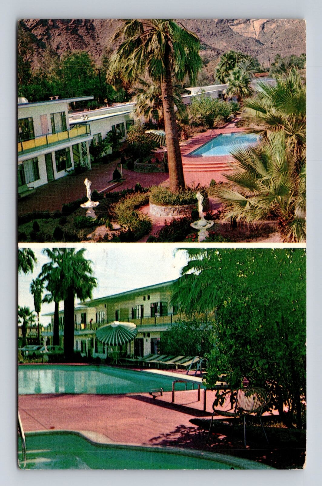 Palm Springs CA-California, Molly\'s Hotel And Apartments Vintage c1967 Postcard