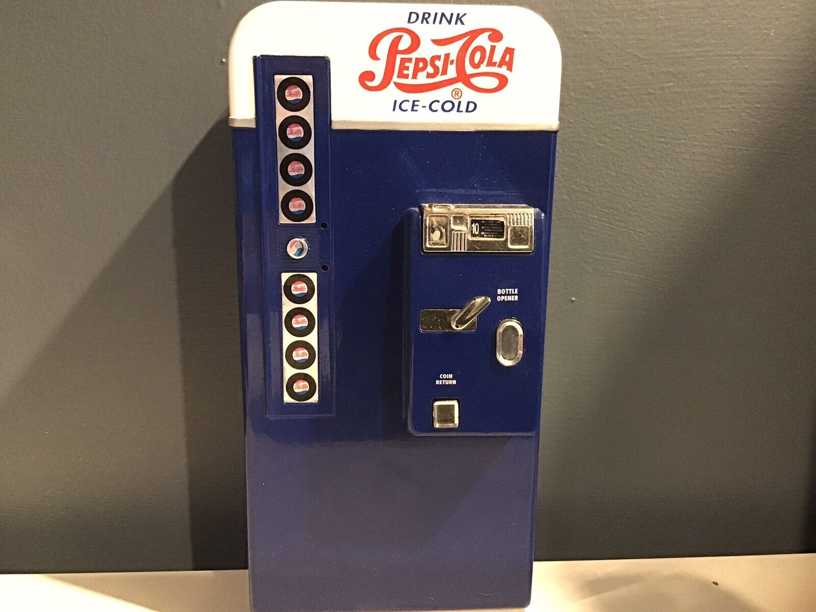 VINTAGE Pepsi-Cola soda Machine Piggy Bank