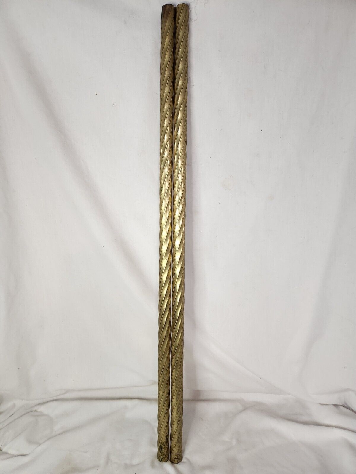Twisted Brass Tubing Pipe Sleeves 36\