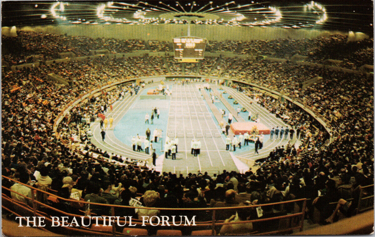 The Forum Los Angeles CA California Track & Field c1972 Postcard F7