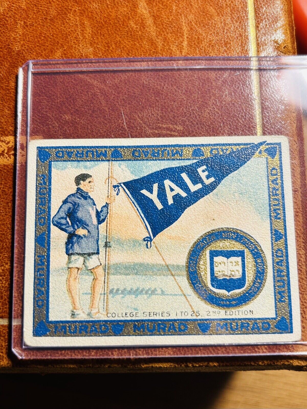 1910s T51 Murad Cigarettes YALE  College Series - New To Market