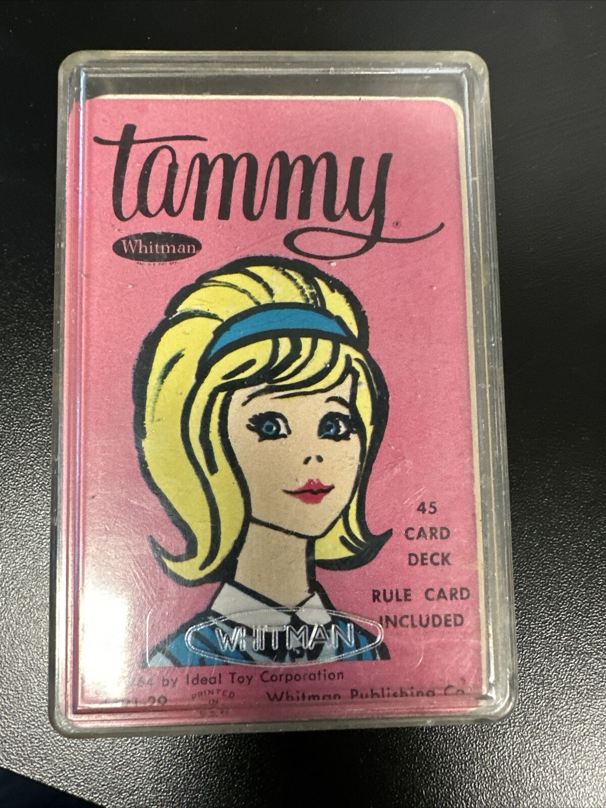 1964 Ideal Tammy Card Game Complete In Original Plastic Case Whitman