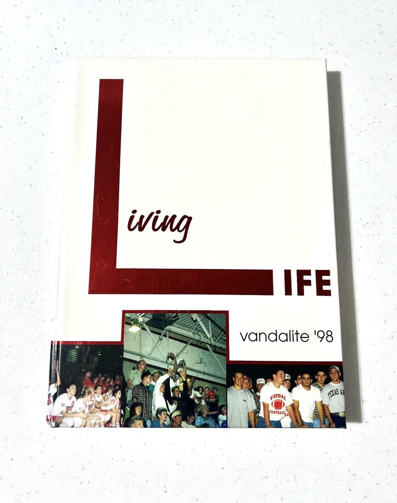 1998 Van Schools Vandalite Yearbook Living Life Texas Rare