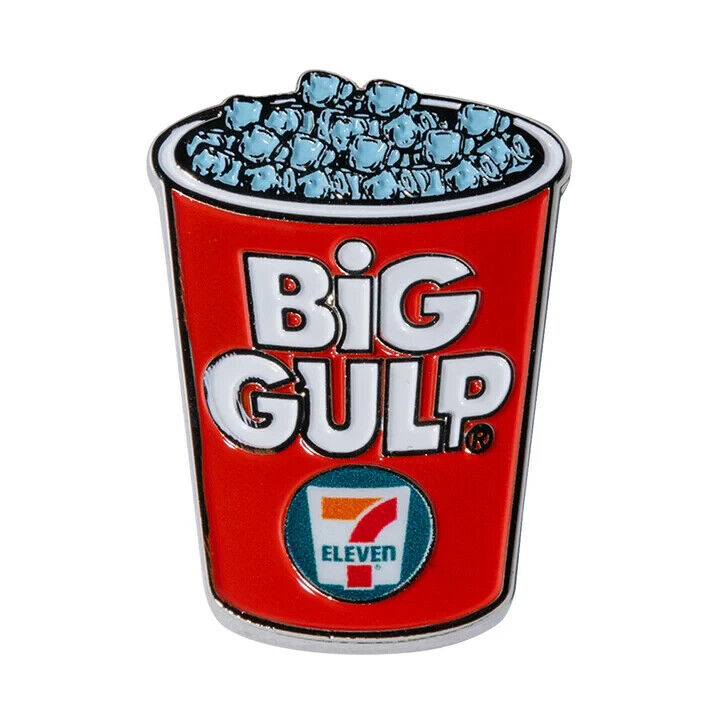 7-Eleven Stores - 7-11 Big Gulp Enamel Pin - Collectible - NEW