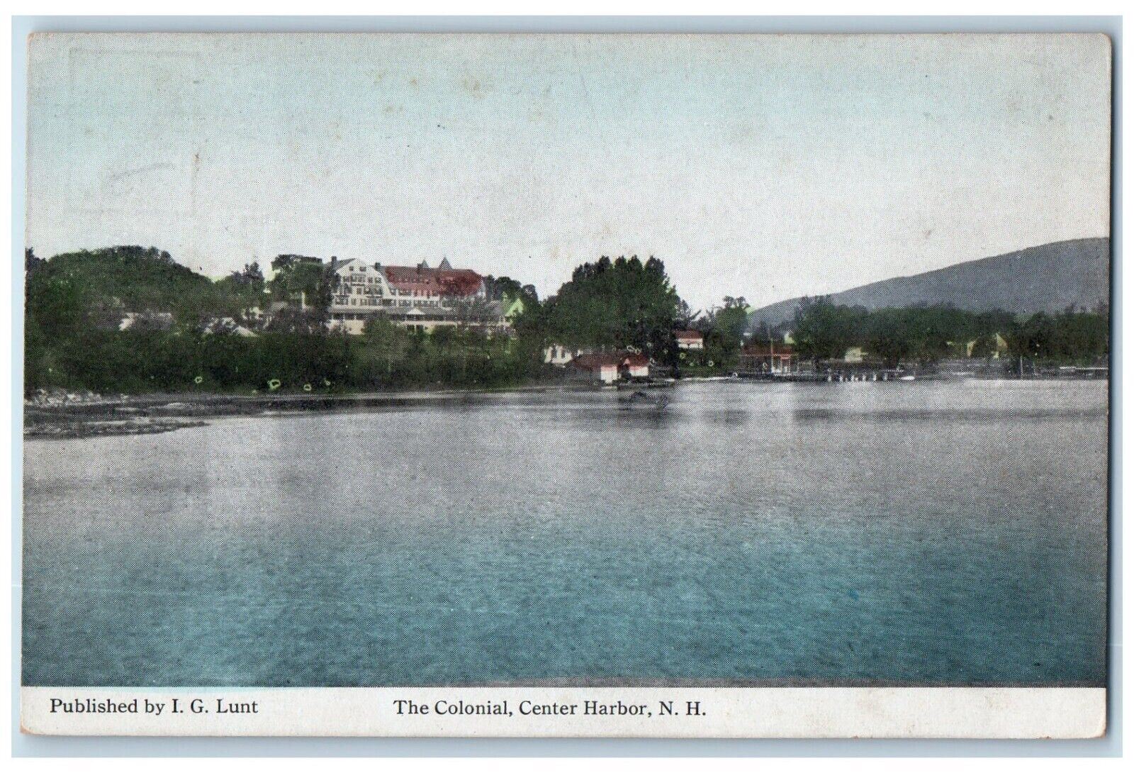 c1910's The Colonial Center Harbor New Hampshire NH Unposted Antique Postcard
