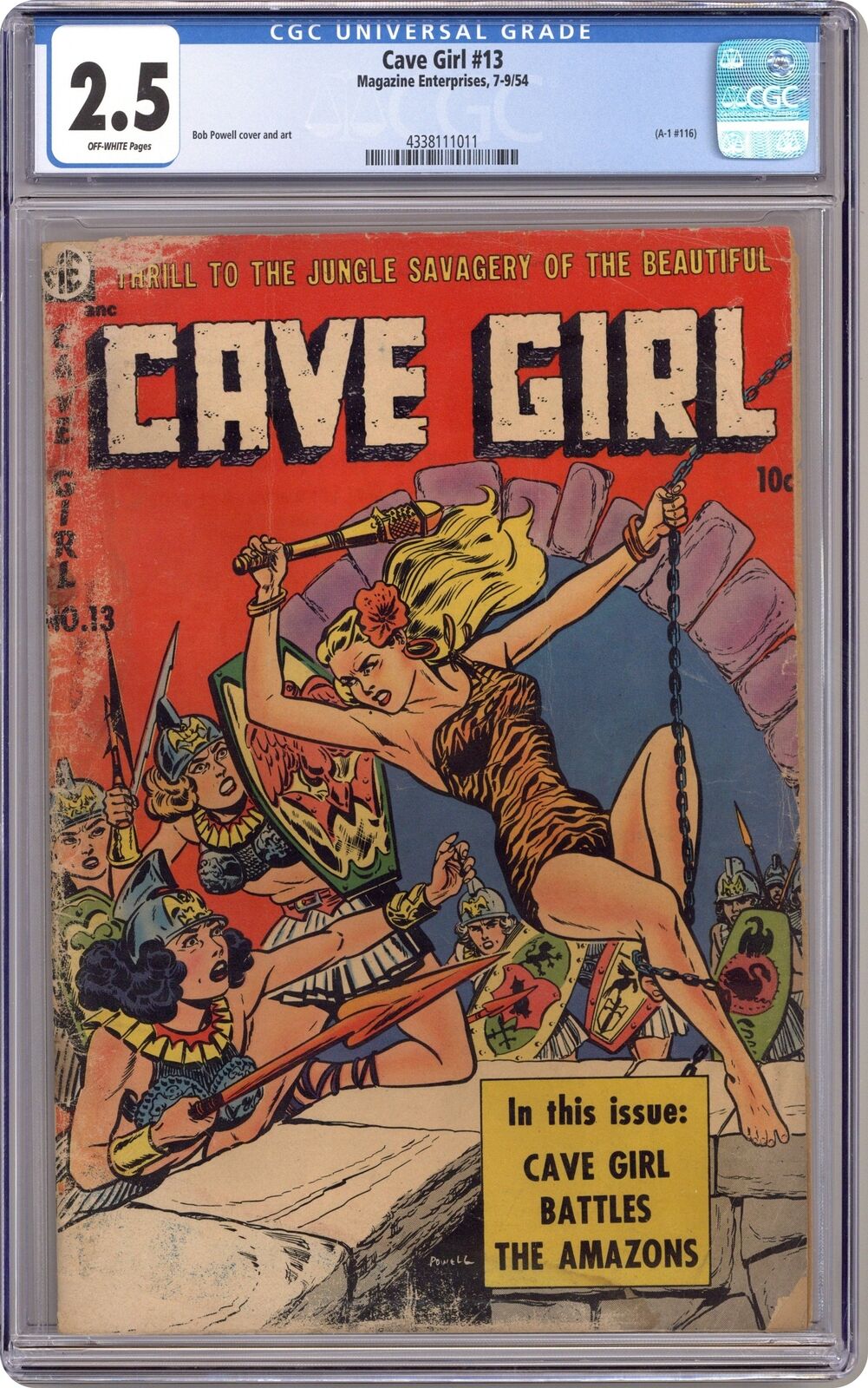 Cave Girl #13 CGC 2.5 1954 4338111011