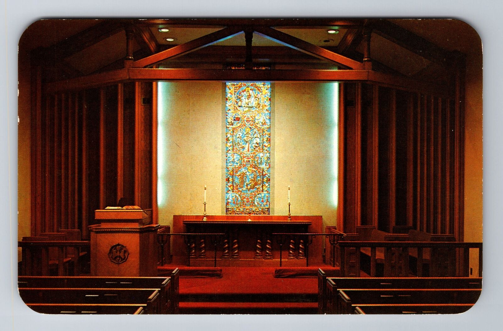 Pittsburgh PA-Pennsylvania, The Chapel, Religion, Vintage Souvenir Postcard