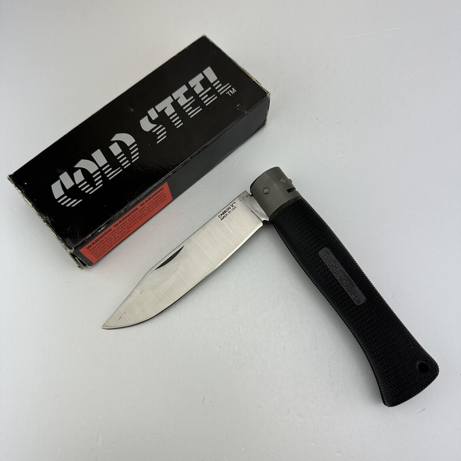 Cold Steel Twistmaster 31L Carbon V Blade US made Folder Knife-NOS/Discontinued