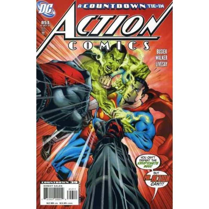Action Comics #853  - 1938 series DC comics NM+ Full description below [c/