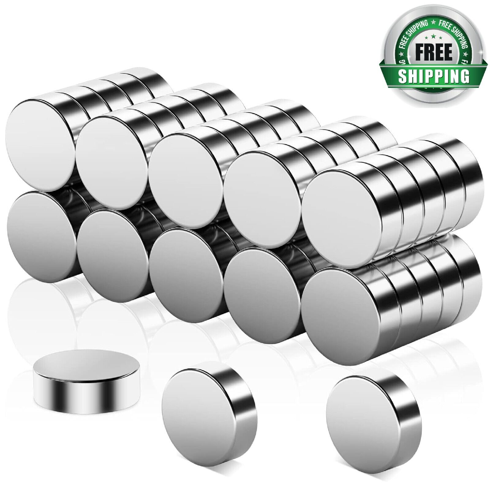 50 Pcs Fridge Magnets 6x2mm Refrigerator Magnets Magnets for Fridge & Crafts NEW