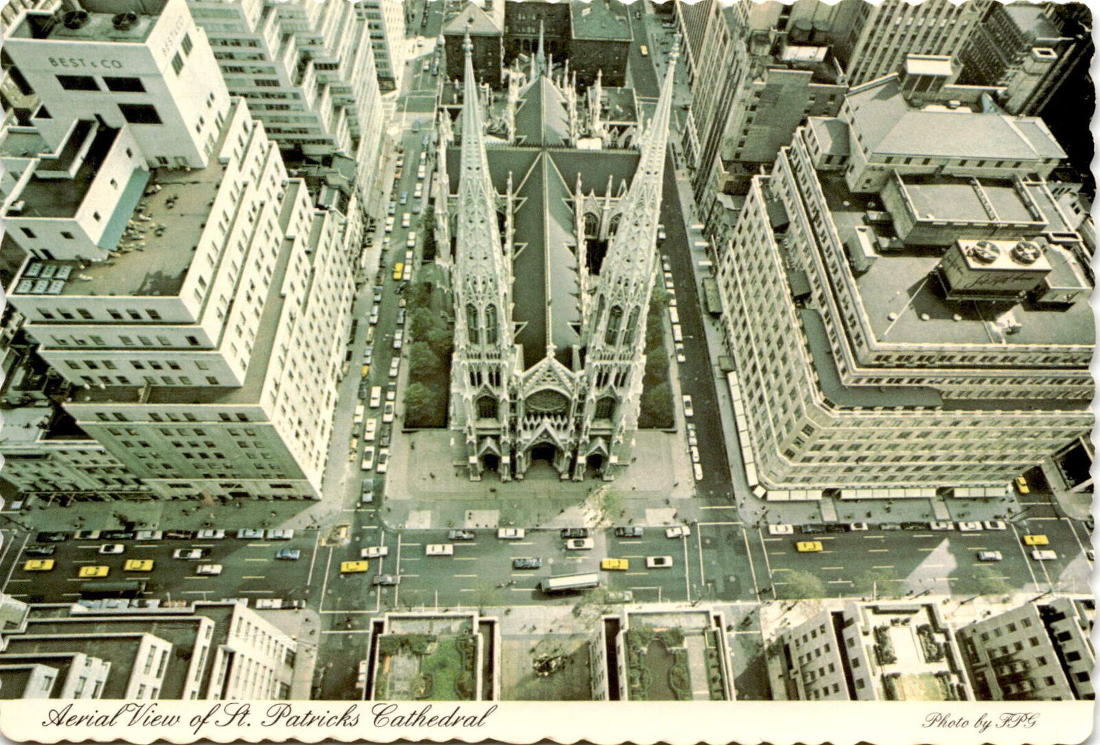 Stunning Aerial View of St. Patrick\'s Cathedral, NYC