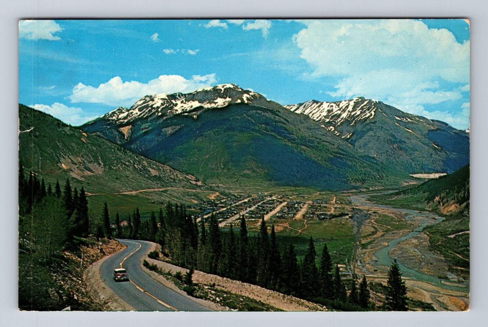 Silverton CO- Colorado, Terminal Of The Durango, Antique, Vintage c1962 Postcard
