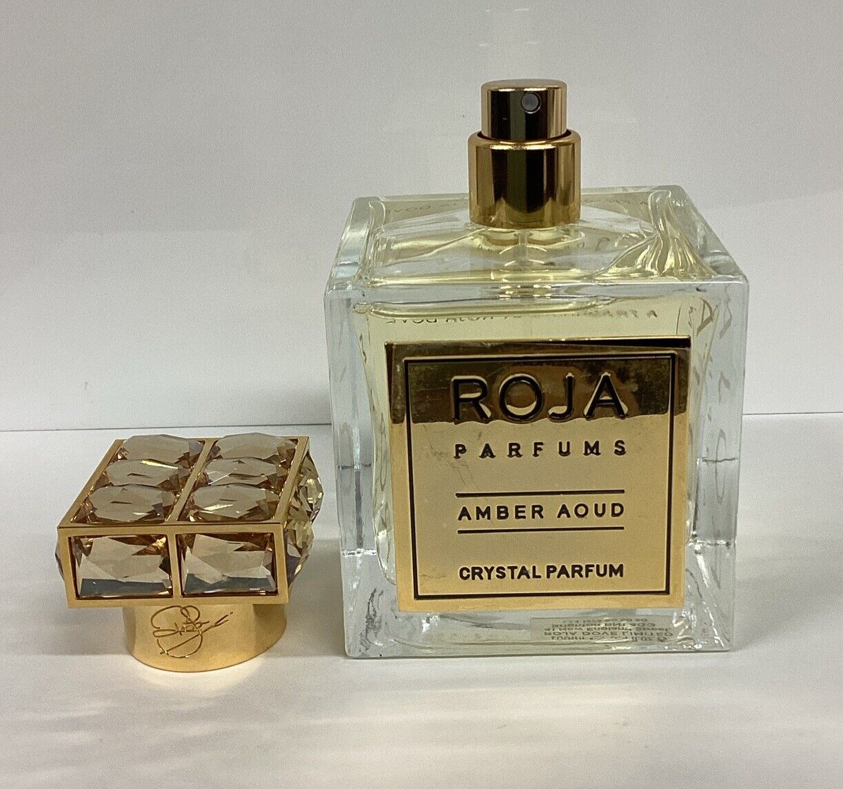 Roja Amber Oud Crystal Parfum 3.4oz As Pictured, No Box