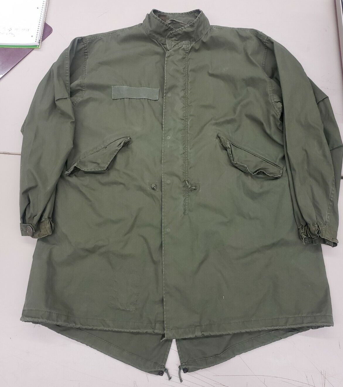 Vtg Vietnam M65 Fishtail PARKA Jacket Extreme Cold Weather Medium regular 