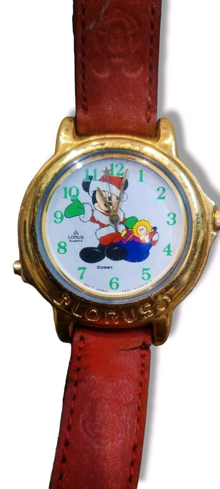 LORUS Vintage Disney Mickey Mouse Musical Watch Disney Christmas 