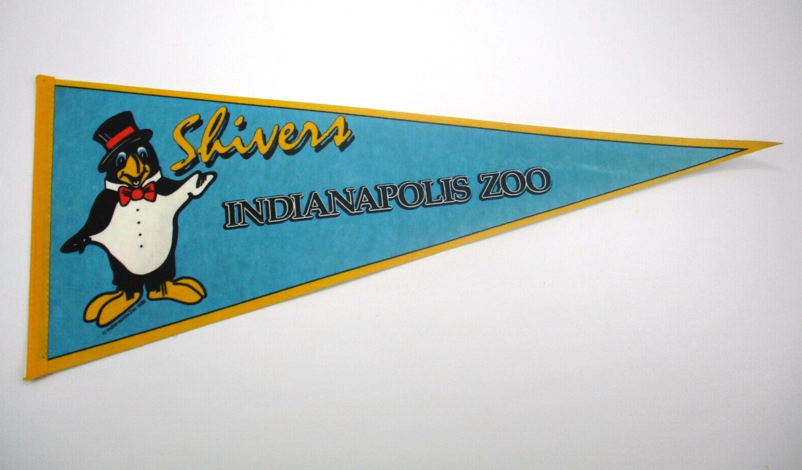 Vintage 1988 Indianapolis Zoo Felt Pennant 30