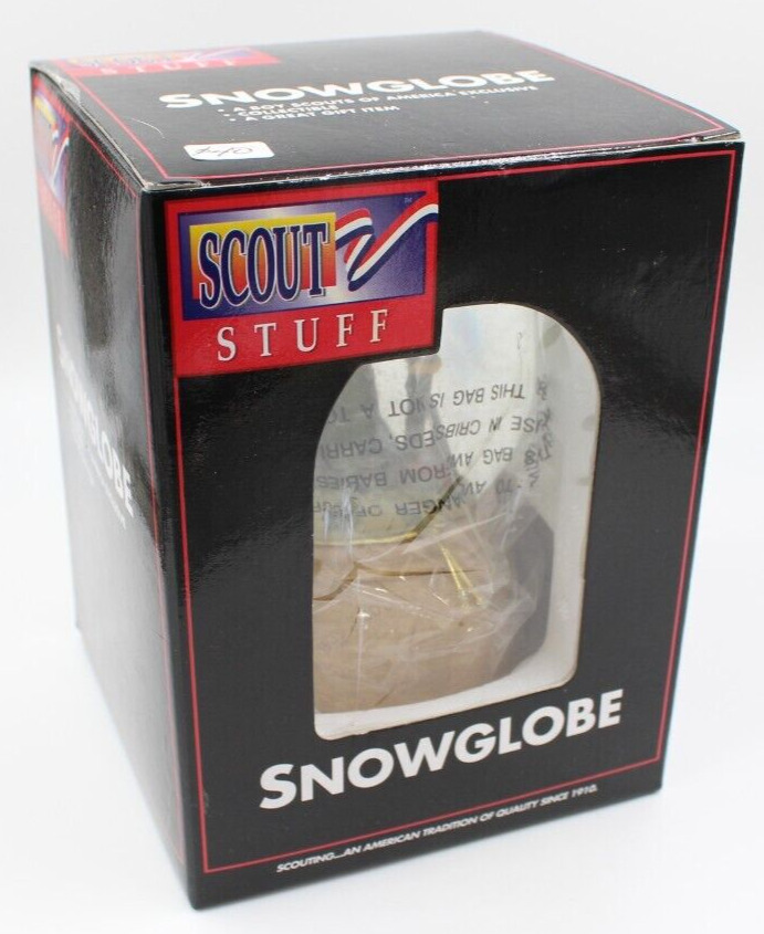 Official SEALED Boy Scouts Snow Globe in Original Packaging BSA