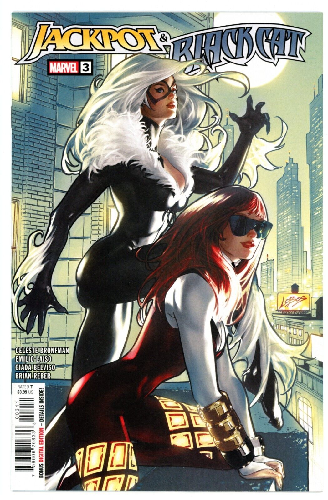Jackpot and Black Cat #3 . First Print .  NM NEW 🔥No Stock Photos🔥