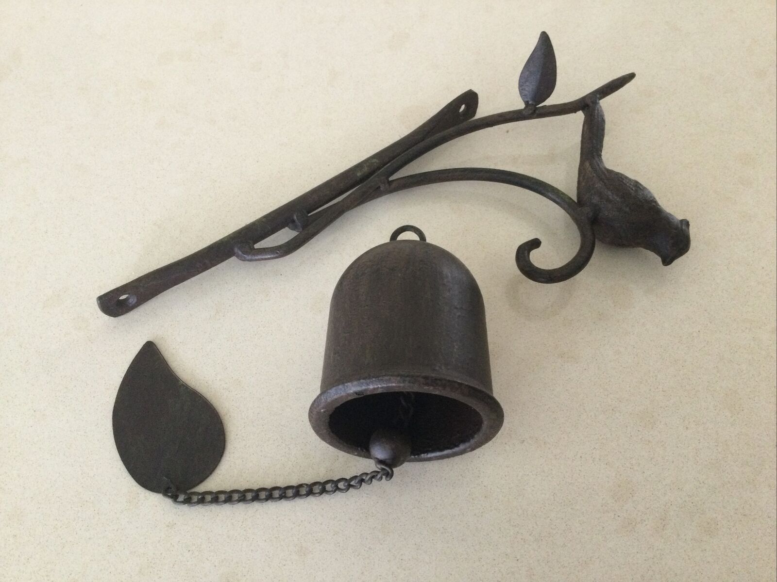 Vintage Cast Iron Bird Bell.