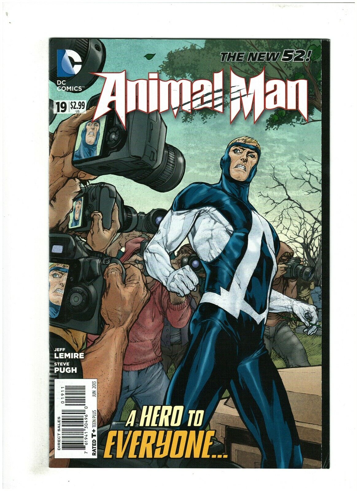 Animal Man #19 VF+ 8.5 DC Comics 2013 New 52 Jeff Lemire & Steve Pugh